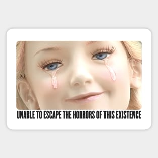 Existential Pain / Retro Nihilism Design Magnet